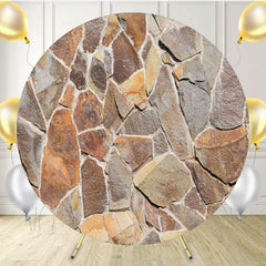 Stone Road Fabric Circle Backdrop - Layoris