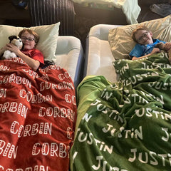 Layoris Customized Name Blanket For Family