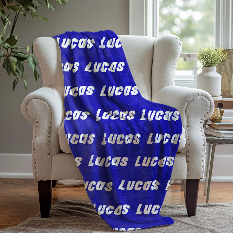Customized Name Blanket For Family - Layoris