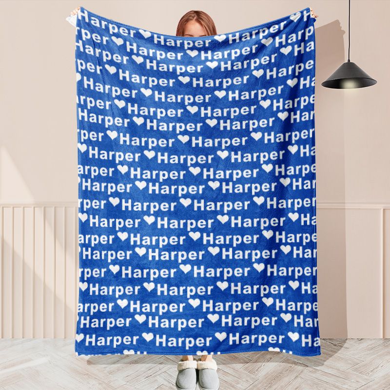 Customized Name Blanket Grandma Gifts - Layoris