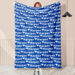 Customized Name Blanket Grandma Gifts - Layoris