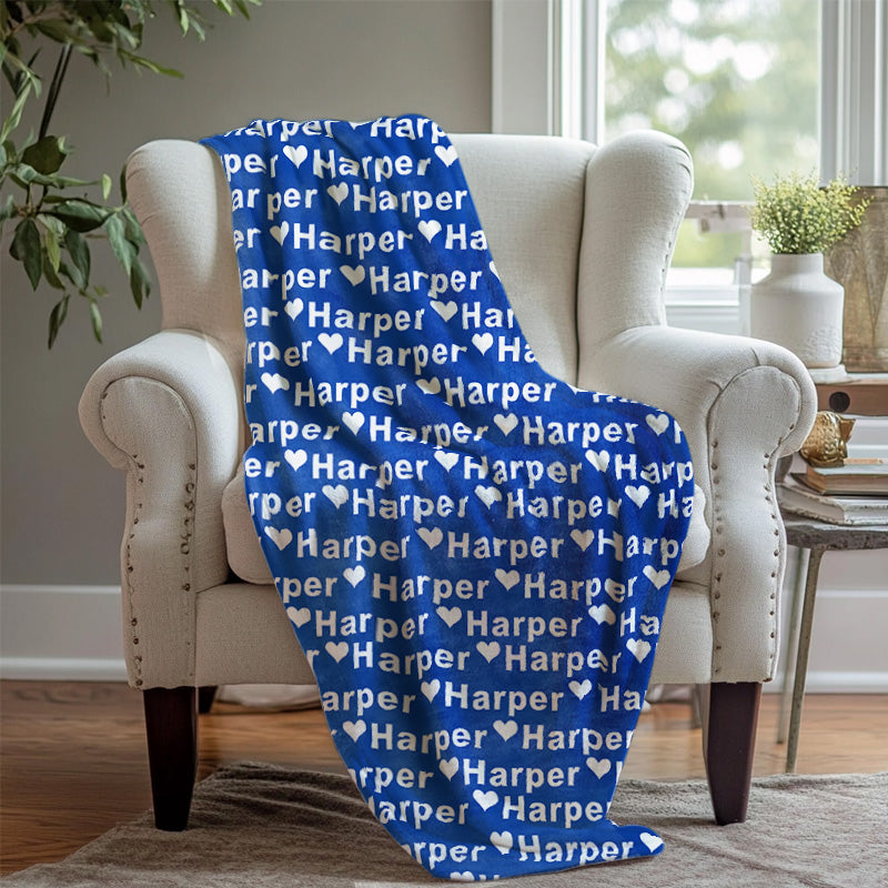 Customized Name Blanket Grandma Gifts - Layoris