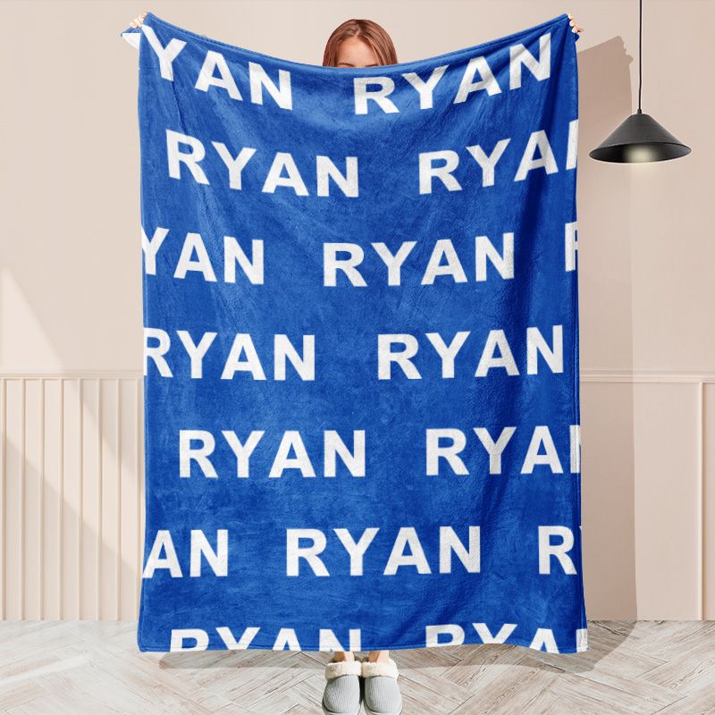 Personalized Name Blanket For Family Grandma Gifts - Layoris