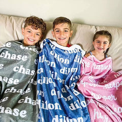 Layoris Personalized Name Fleece Blanket For Kids