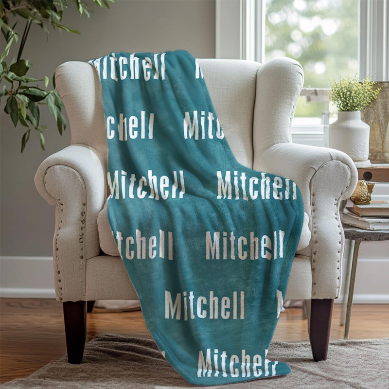 Personalized Name Fleece Blanket For Kids - Layoris