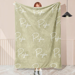 Personalized Super Soft Name Family Blanket  - Layoris