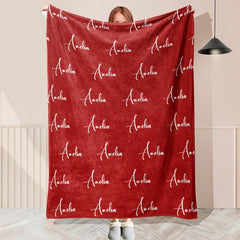 Personalized Name Soft Blanket Gift For Kids - Layoris