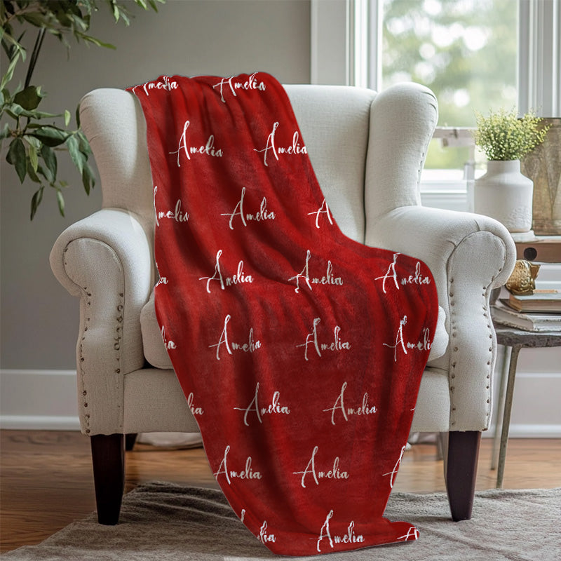 Personalized Name Soft Blanket Gift For Kids - Layoris