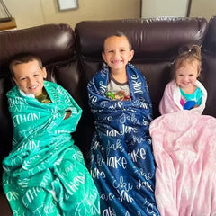 Layoris Designed Personalized Name Soft Blanket