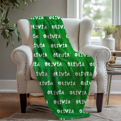 Designed Personalized Name Soft Blanket - Layoris