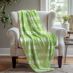 Personalized Super Soft Name Blanket  - Layoris