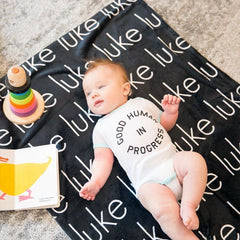 Layoris Customizable Color And Font Name Blanket