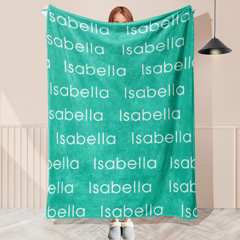 Customizable Font Name Blanket For Family - Layoris