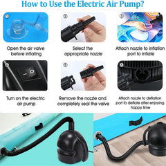 Quick Electric Balloon Pump for Air Mattress Use