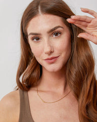Personalized Sideway Initial Necklace