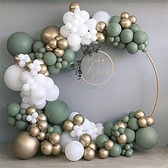 137 Pcs Sage Green Balloon Arch Kit For Events