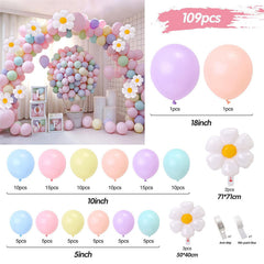 109Pcs Fantasy Balloon Arch Kit For Decor - Layoris