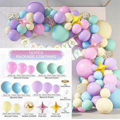 151Pcs Fantasy Balloon Arch Kit For Decor - Layoris
