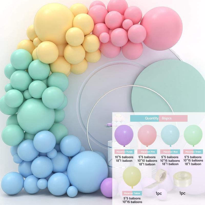 86Pcs Simple Balloon Arch Kit For Decor - Layoris
