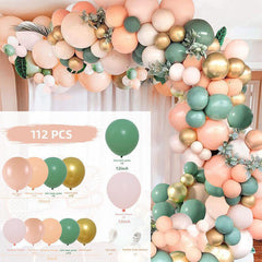 112Pcs Boho Themed Balloon Arch Kit For Decor - Layoris