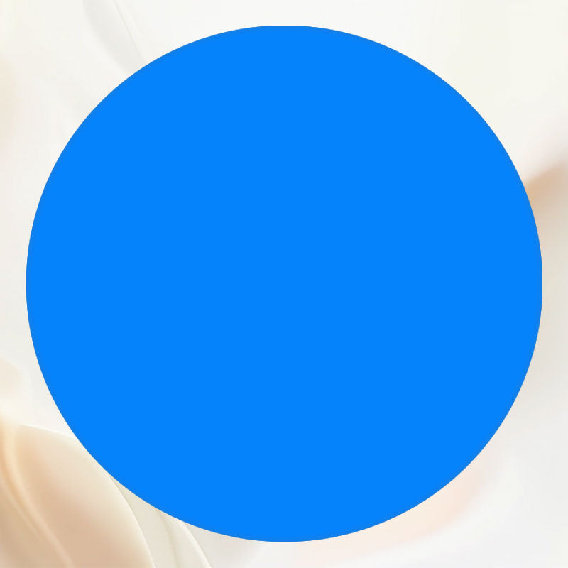 Sky Blue Solid Circle Party Backdrop - Layoris