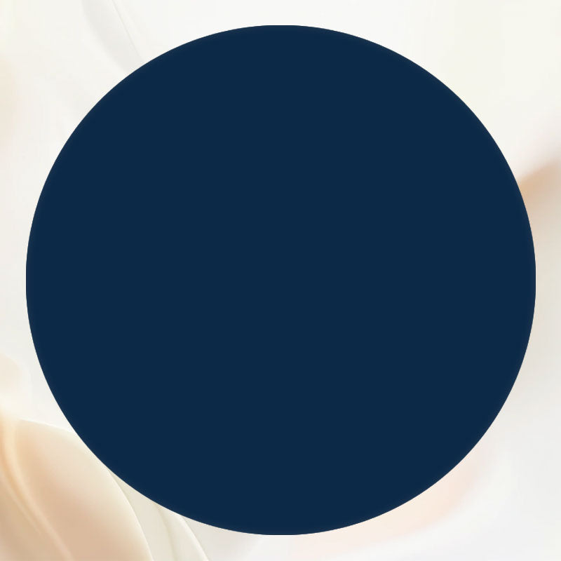 Navy Solid Circle Party Backdrop - Layoris