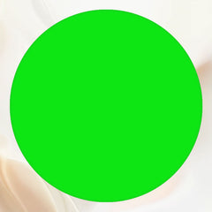 Fluorescent Green Solid Round Backdrop - Layoris