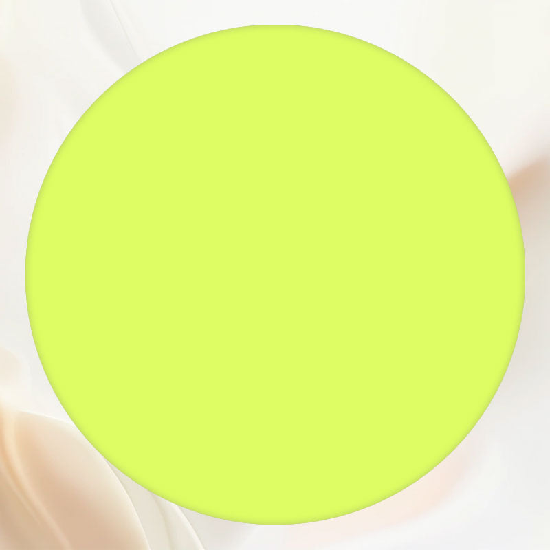 Yellow Solid Round Backdrop Cover For Party - Layoris