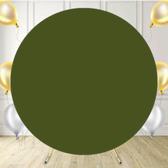 Solid Color Round Party Backdrop - Layoris