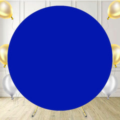 Blue Circle Backdrop For Celebration - Layoris