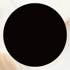Pure Black Round Backdrop For Party - Layoris