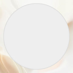 Pure White Round Backdrop For Party - Layoris