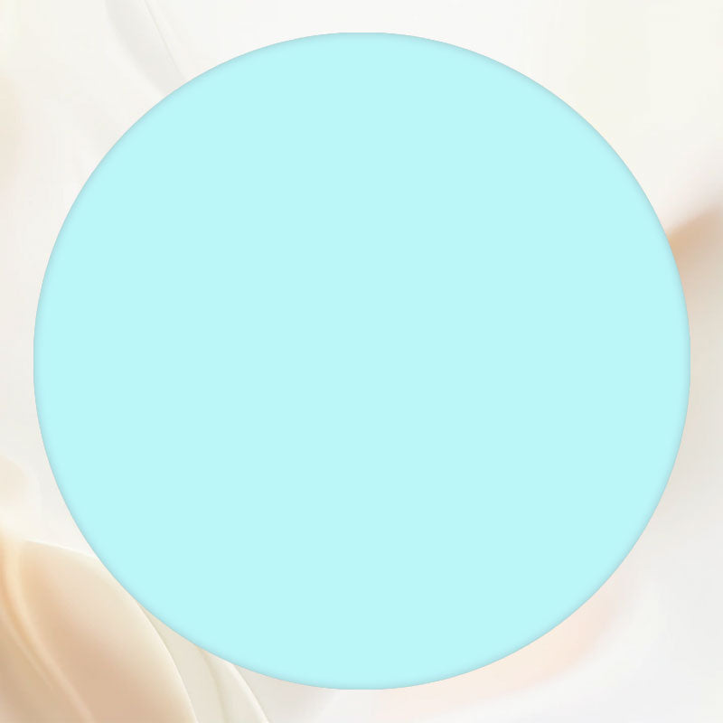 Baby Blue Circle Party Backdrop - Layoris