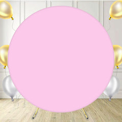 Pink Round Display Backdrop Cover - Layoris
