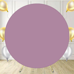 Taro Solid Color Circle Backdrop For Party - Layoris
