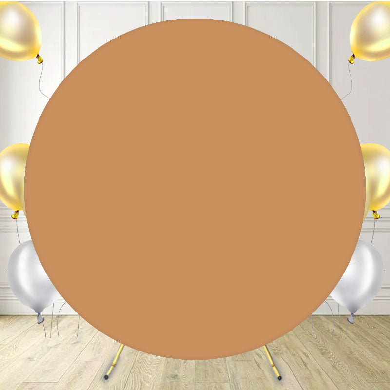 Attractive Solid Color Circular Backdrop Cover - Layoris