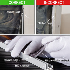 Layoris FlexFrame System For Backdrop Photo Shoot
