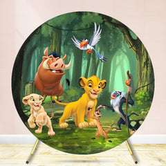 (7 Days Delivery) Round Kids Birthday Backdrop