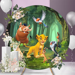 (7 Days Delivery) Round Kids Birthday Backdrop