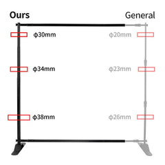 Adjustable Step And Repeat Banner Stand For Backdrops