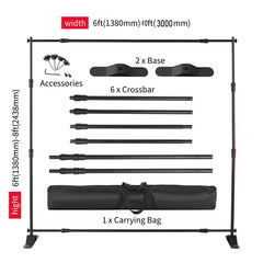 Adjustable Step And Repeat Banner Stand For Backdrops