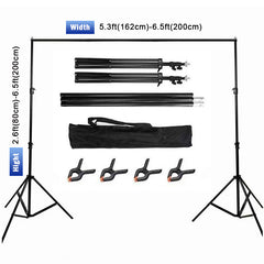 Adjustable 10X6.5Ft Square Backdrop Stand For Events