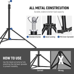 Adjustable 10X6.5Ft Square Backdrop Stand For Events