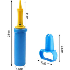 Hand Held Inflator Pump With Balloon Tying Tool
