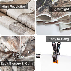 Layoris (7 Days Delivery) Welcome To North Pole Christmas Photo Backdrop