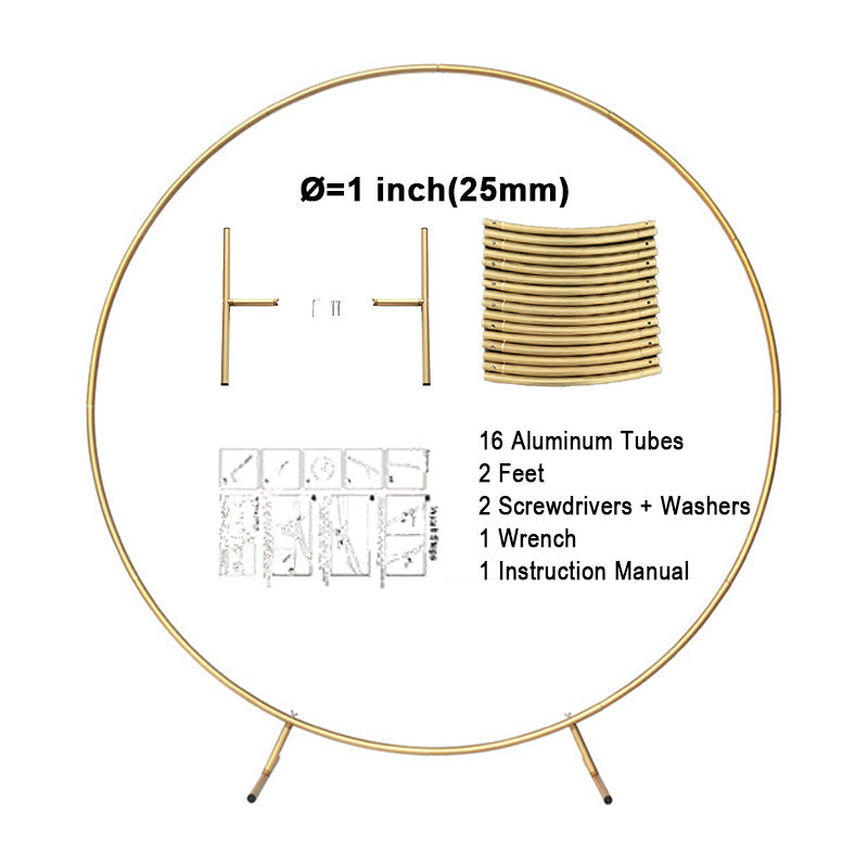 Elegant Sunset Yellow Round Backdrop Cover - Layoris