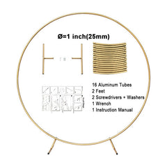 Elegant Sunset Yellow Round Backdrop Cover - Layoris